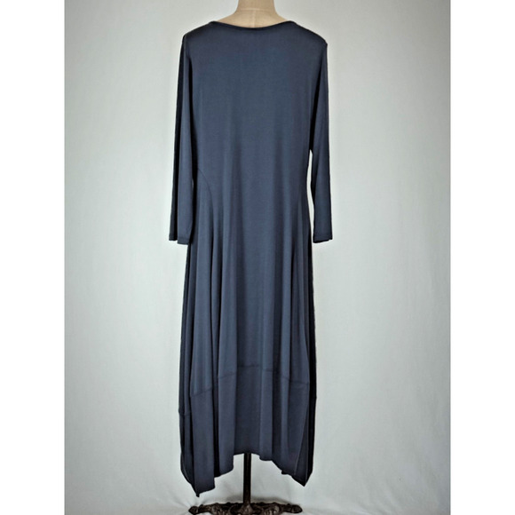 COMFY USA Gray Modal Heathered Dress BEAUTIFUL ON!!! XL Balloon #0095 - Picture 3 of 7